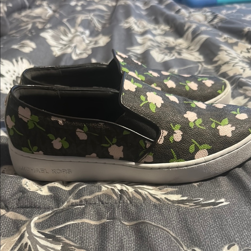 Michael Kors Floral Slip on Shoes